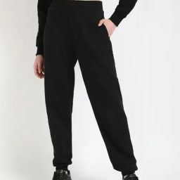Calvin Klein Jeans Black Elastic Mid Rise Regular Fit Trouser-picture-36