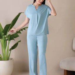 Sweet Dreams Light Blue Top With Pyjamas-picture-48