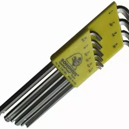 Bondhus 16738  BriteGuard Plated L-shape Allen Hex Key Set (1/16-1/4 inch)-picture-32