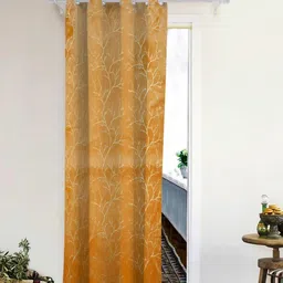 THE CONVERSION Gold-Toned Room Darkening Long Door Curtain-image-20