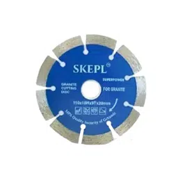 SKEPL 4 inch 110 mm Diameter Blue Diamond Saw Blade for Stone, Granite, Tile-image-87