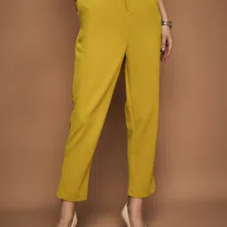 STYLECAST X KASSUALLY Women Relaxed Straight Fit Easy Wash Trousers-picture-13