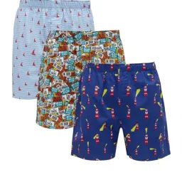 XYXX Multicolor Printed Boxers - Pack Of 3-image-65