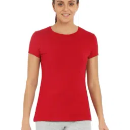 Jockey Jester Red Soild T-Shirt - 1515-picture-10