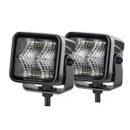 Hella 4 LED Black Magic Flood Light Cube Set 2.7 inch For Universal Vehicle, 358.176-801-image-58