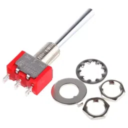 RS PRO Toggle Switch Panel Mount On-Off-On SPDT Solder Terminal, 7347135P-66