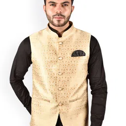 PRINTCULTR Printed Woven Nehru Jacket-picture-27