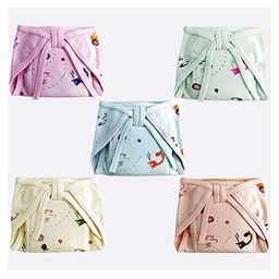 Superminis Reusable Printed Muslin Cotton Nappy Pack of 5  Multicolor-22