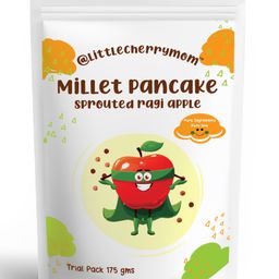 Littlecherrymom's Pancake Mix - Sprouted Ragi Apple 175 g-image-62