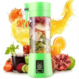 ARCADE TOYS Portable Blender Smoothie Juicer(380 ml) - Green-28