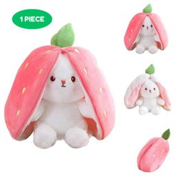 Puchku Reversible bunny soft toy Pillow for kids Height 28 cm Color May Vary-image-11