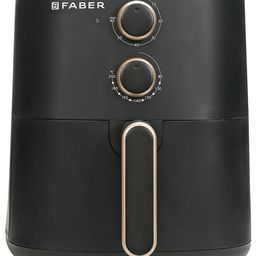 Faber 6L 1500W Air Fryer | Fry, Bake, Roast, Toast, Defrost, Grill & Reheat | 360° Rapid Air Cooking, 85% Less Oil | Temperature & Time Control, Non-Stick Fryer Pan, Auto-Off | Sleek Design | (Black)-image-5