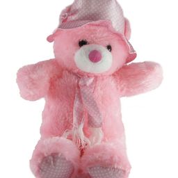 Tickles Cap Teddy Soft Stuffed Plush Animal Toy for Kids (Color: Pink Size: 36 cm)-11