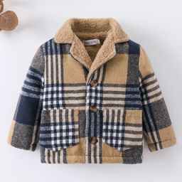 Mark & Mia Full Sleeves Checks Shacket With Pockets - Multi Colour-picture-21