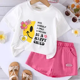 INCLUD Girls Printed T-shirt with Shorts-picture-35