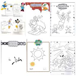 Disney Colouring & Activity Fun Books Combo 19 Set of 4 image 3