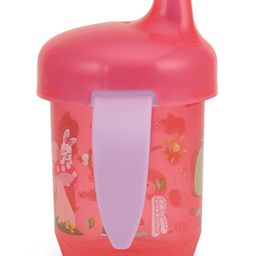 fab n funky Twin Handle Sipper Bottle Pink - 250 ml image 4