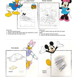 Disney Colouring & Activity Fun Books Combo 19 Set of 4 image 5