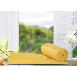 Bianca D'ross Yellow 380 GSM Hand Towels - Set of 2-21
