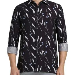 Simon Carter London Black Slim Fit Shirt-image-32