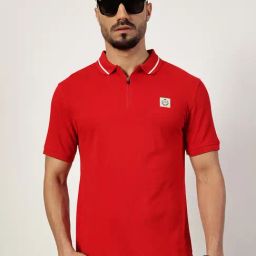 Thomas Scott Red Cotton Regular Fit T-Shirt-picture-20