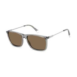 Polaroid Brown Rectangular Sunglasses for Men-image-25