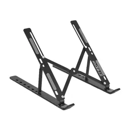 STRIFF Portable Laptop Stand Black Tabletop Mount With Angle Adjustment & Air Ventilation-27