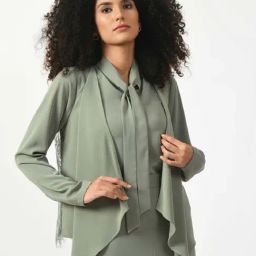Office & You Green Plain Shrug-picture-21