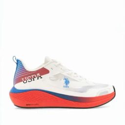 U.S. Polo Assn. Men's White Running Shoes-image-90