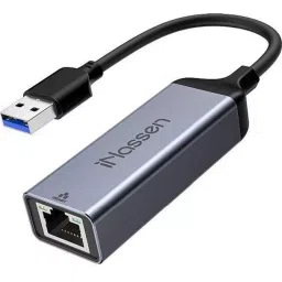 Techut USB 3.0 to LAN Gigabit Ethernet Adapter 1000 Mbps, Grey & Black-1