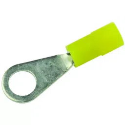 MULTICOMP PRO Ring Crimp Terminals TERMINAL, RING TONGUE, #6, CRIMP, YELLOW, MC29384 (Pack of 100)-image-22