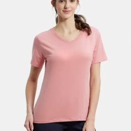 Jockey Light Pink Relaxed Fit T-Shirt-picture-29