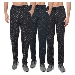 Vimal Jonney Multicolor Regular Fit Trackpants - Pack of 3-image-10