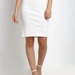 NEUDIS White Pencil Skirt-image-83
