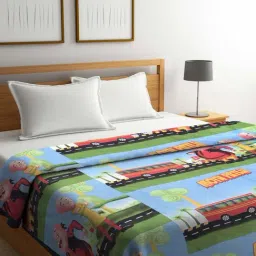 Klotthe Mild Winter Multicolor Cotton 210 GSM Single-Sized Dohar-image-35