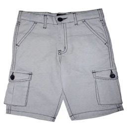 Kiddopanti Kids Grey Printed Shorts-image-32
