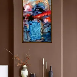 The Art House Abstract Multicolor Canvas Painting-picture-3