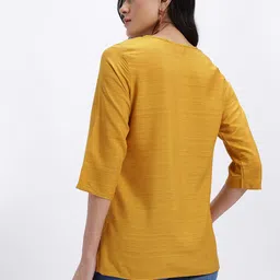 Anouk Rustic Melange Effect Kurti image 3