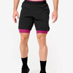 DOMYOS By Decathlon Men Grey Regular Fit Shorts-image-48