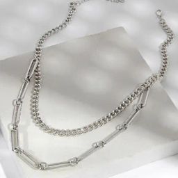 Joker & WItch Silver Alpha Necklace-23