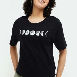 Fame Forever by Lifestyle Black Cotton Printed T-Shirt-image-6