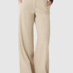 Forever New Women Relaxed Straight Leg Straight Fit High-Rise Trousers-image-98