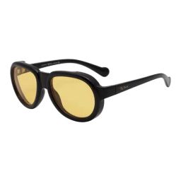 Ted Smith Yellow Aviator Unisex Sunglasses-image-14