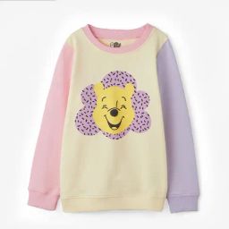 The Souled Store Girls Multicolor Winne the Pooh Cotton Sweatshirt-image-98