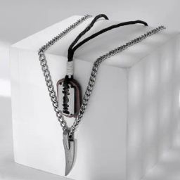Joker & WItch Black Polin Necklace-31