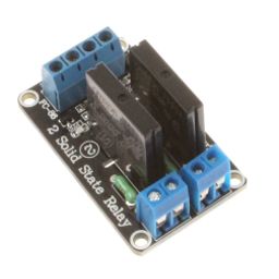 2 Channel 12V Relay Module Solid State Low Level SSR DC Control 250V 2A with Resistive Fuse-53
