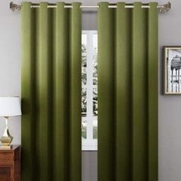 Aura Green Velvet Window Curtain-picture-15