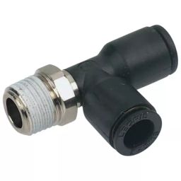 Legris LF3000 Series Tee Threaded Adaptor Push In 10 mm to Push In 10 mm Threaded-to-Tube Connection Style, 3103 10 13 (Pack of 2 Pcs)-picture-9