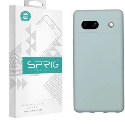 Sprig Liquid Silicone Back Cover for Google Pixel 7A 5G (Blue)-image-81