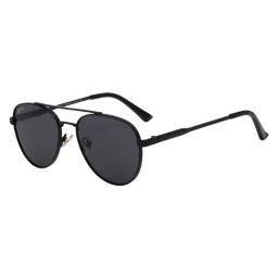 Ted Smith Grey Aviator Unisex Sunglasses-32